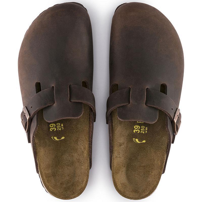 Boston Birkenstock Oiled Kozene Damske Hnede | SK 237PJJ